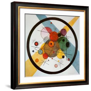 Circle in a Circle-Wassily Kandinsky-Framed Art Print