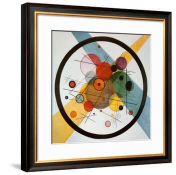 Circle in a Circle-Wassily Kandinsky-Framed Art Print