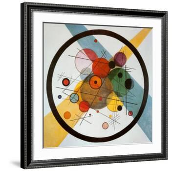 Circle in a Circle-Wassily Kandinsky-Framed Art Print