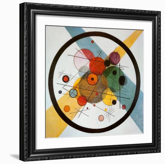 Circle in a Circle-Wassily Kandinsky-Framed Art Print