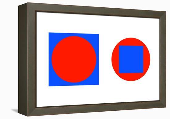 Circle In a Square Illusion-Science Photo Library-Framed Premier Image Canvas