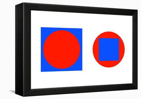 Circle In a Square Illusion-Science Photo Library-Framed Premier Image Canvas