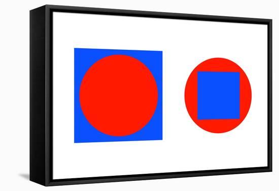 Circle In a Square Illusion-Science Photo Library-Framed Premier Image Canvas