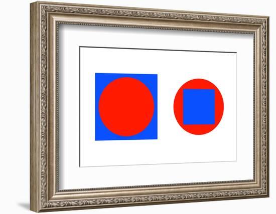 Circle In a Square Illusion-Science Photo Library-Framed Photographic Print