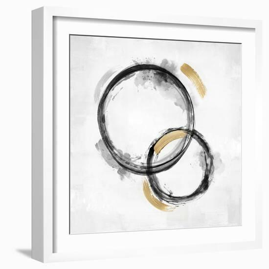 Circle Motion Black II-Natalie Harris-Framed Art Print