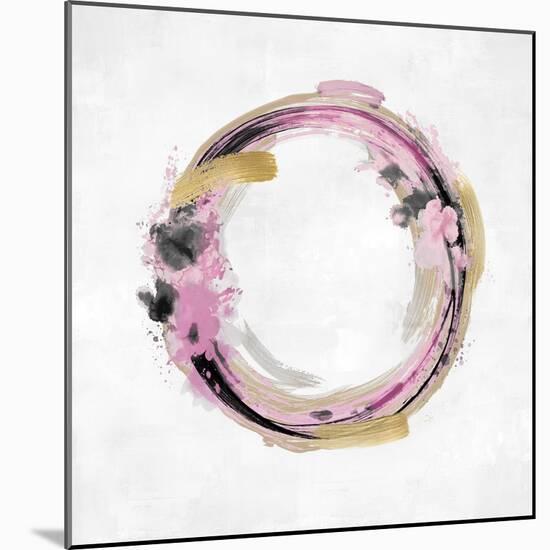 Circle Motion Pink I-Natalie Harris-Mounted Art Print