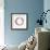 Circle Motion Pink I-Natalie Harris-Framed Art Print displayed on a wall