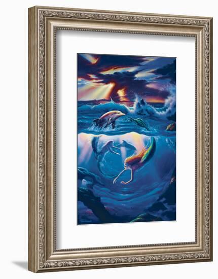 Circle of Friends-Jim Warren-Framed Premium Giclee Print