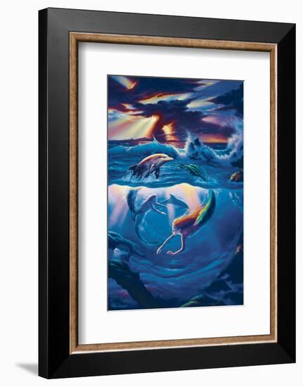 Circle of Friends-Jim Warren-Framed Premium Giclee Print