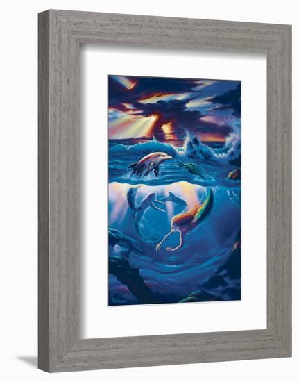 Circle of Friends-Jim Warren-Framed Premium Giclee Print