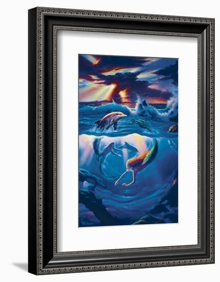 Circle of Friends-Jim Warren-Framed Premium Giclee Print