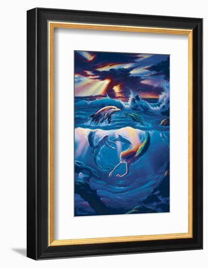 Circle of Friends-Jim Warren-Framed Premium Giclee Print