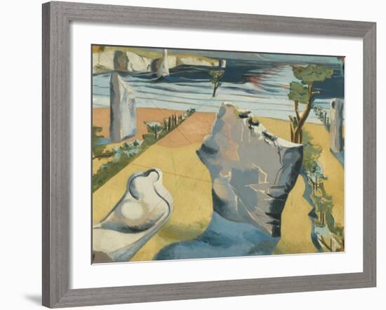 Circle of Monoliths-Paul Nash-Framed Premium Giclee Print