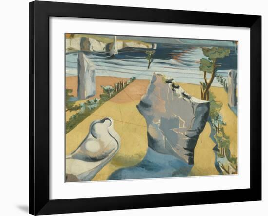 Circle of Monoliths-Paul Nash-Framed Premium Giclee Print