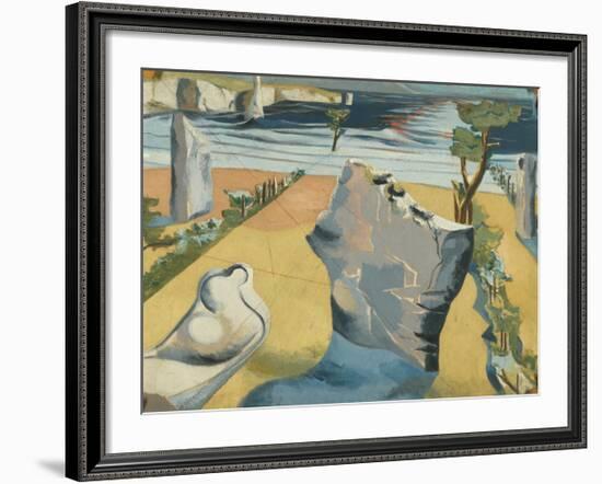 Circle of Monoliths-Paul Nash-Framed Premium Giclee Print