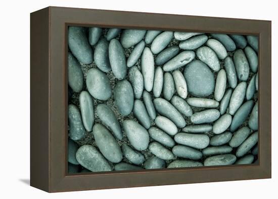 Circle of Stones-Kathy Mahan-Framed Premier Image Canvas