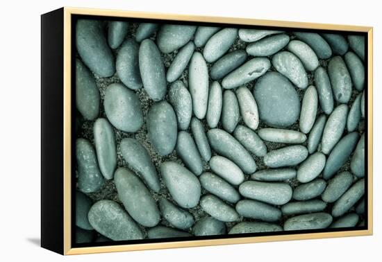 Circle of Stones-Kathy Mahan-Framed Premier Image Canvas