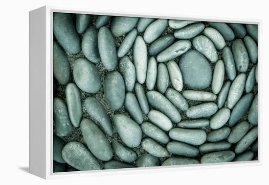 Circle of Stones-Kathy Mahan-Framed Premier Image Canvas