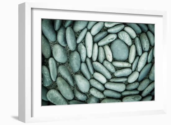 Circle of Stones-Kathy Mahan-Framed Photographic Print