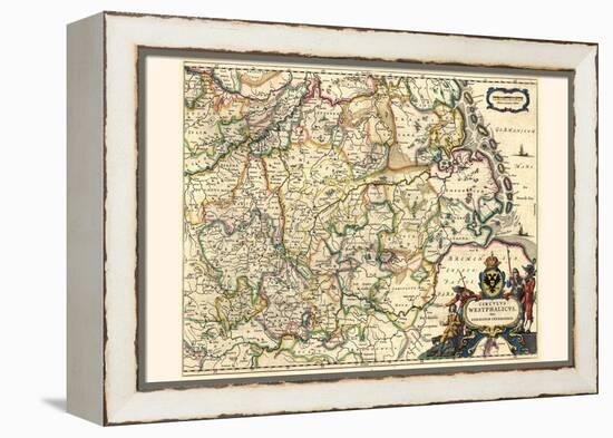 Circle Of Westphalia, Or Lower Germany-Willem Janszoon Blaeu-Framed Stretched Canvas