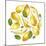 Circle of Yellow Pears-Maria Mirnaya-Mounted Art Print