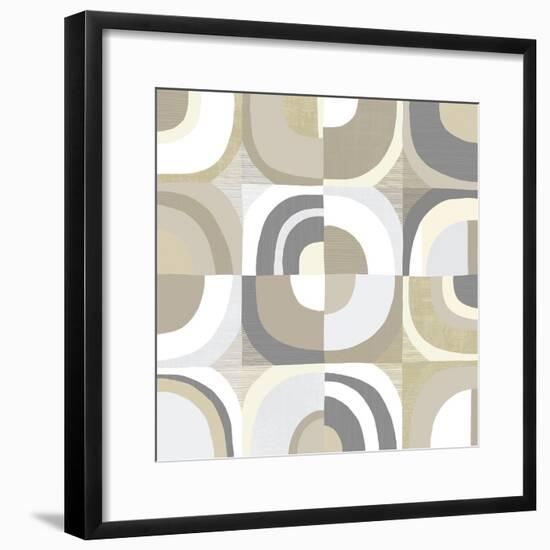 Circle Quartet Achroma-Wild Apple Portfolio-Framed Art Print