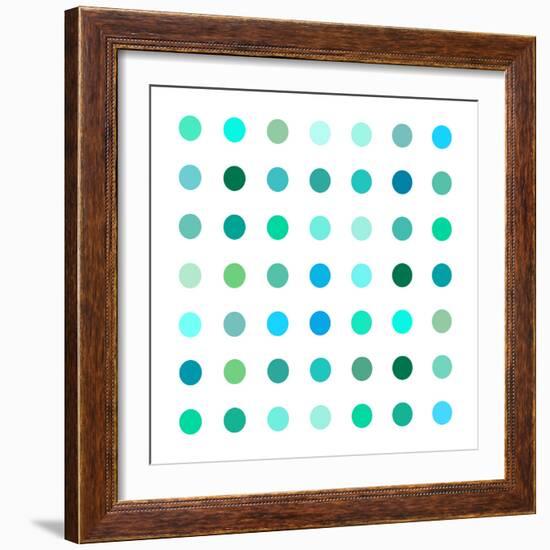 Circle Seven Green-Karl Langdon-Framed Art Print