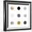 Circle Three Gold Silver-Karl Langdon-Framed Art Print