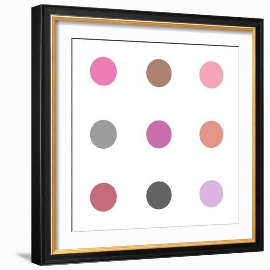 Circle Three Pink-Karl Langdon-Framed Art Print
