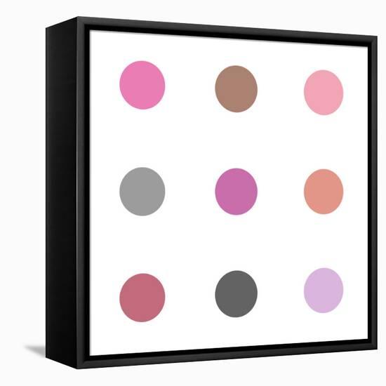 Circle Three Pink-Karl Langdon-Framed Stretched Canvas