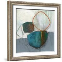 Circle Tower Turquoise Crop-Jane Davies-Framed Art Print