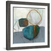 Circle Tower Turquoise Crop-Jane Davies-Framed Art Print