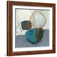 Circle Tower Turquoise Crop-Jane Davies-Framed Art Print