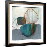 Circle Tower Turquoise Crop-Jane Davies-Framed Art Print