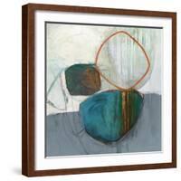 Circle Tower Turquoise Crop-Jane Davies-Framed Art Print