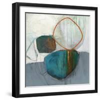 Circle Tower Turquoise Crop-Jane Davies-Framed Art Print