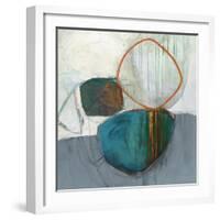 Circle Tower Turquoise Crop-Jane Davies-Framed Art Print