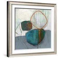 Circle Tower Turquoise Crop-Jane Davies-Framed Art Print