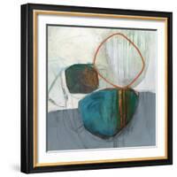 Circle Tower Turquoise Crop-Jane Davies-Framed Art Print