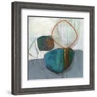 Circle Tower Turquoise Crop-Jane Davies-Framed Art Print