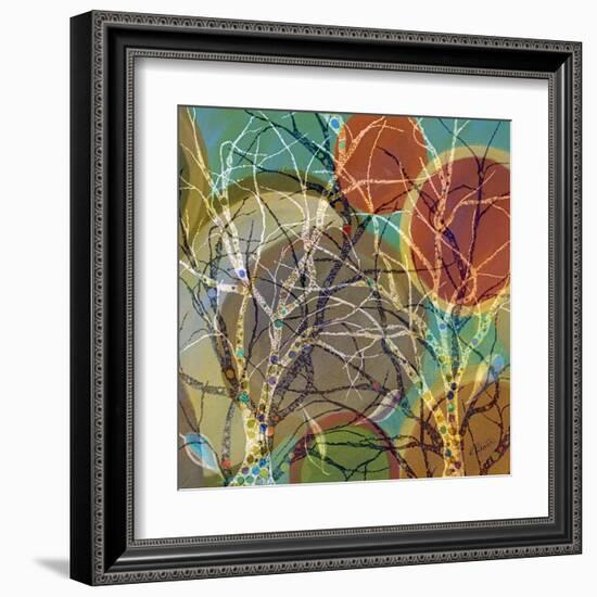 Circle Trees Light-Ruth Palmer-Framed Art Print