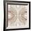 Circle X Lines 10, 2024-Parker Ross-Framed Art Print