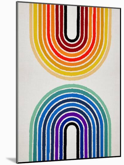 Circle X Lines 11, 2024-Parker Ross-Mounted Art Print