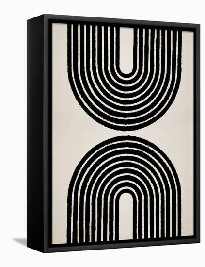 Circle X Lines 5, 2024-Parker Ross-Framed Stretched Canvas