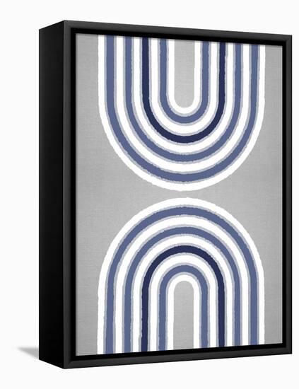 Circle X Lines 8, 2024-Parker Ross-Framed Stretched Canvas