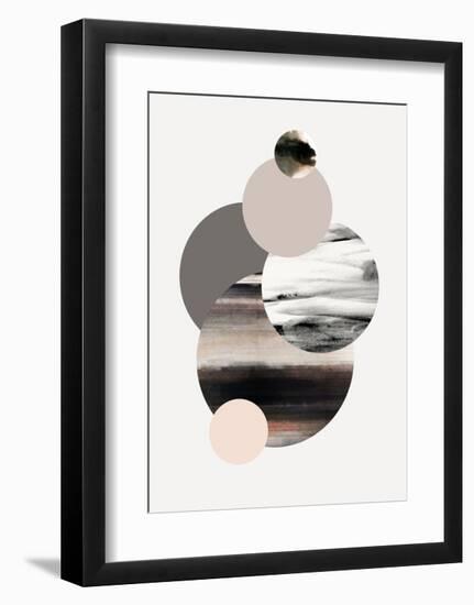 Circles 1-Design Fabrikken-Framed Art Print