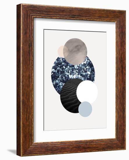 Circles 2-Design Fabrikken-Framed Art Print