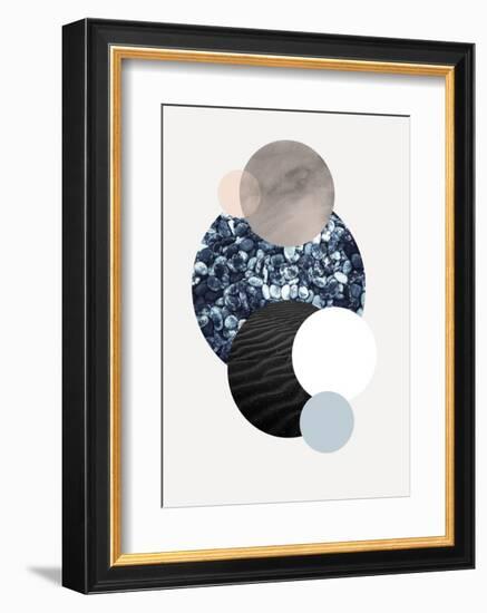 Circles 2-Design Fabrikken-Framed Art Print