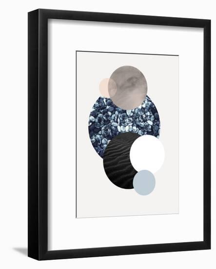 Circles 2-Design Fabrikken-Framed Art Print