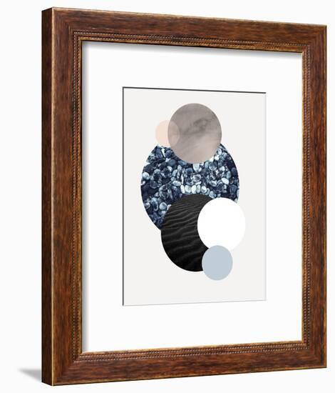 Circles 2-Design Fabrikken-Framed Art Print